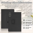 thumbnail image 2 of 【RUIXH】for TABWEE T50 11 inch Tablet Case TABWEE Android 16 Tablet Case Premium PU Leather Lightweight and Portable Built-in Stand and Pen Slot Design With Wrist Strap (Black), 2 of 7