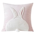 thumbnail image 2 of Fiudx Bonita Funda de Almohada de Conejos, Diseño Bordado para Sofá, Material Suave para Mayor Comodidad, Fácil de Limpiar, Lavable a Máquina, Ideal para Decorar El Hogar o El Coche, Regalo Perfecto, 2 of 5