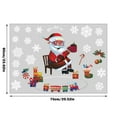 thumbnail image 7 of HCTSHG Christmas Window Clings, Snowflake Santa Reindeer Decals for Glass, Xmas Holiday Window Stickers for Home Party Decoration and Seasonal Decor, 7 of 7