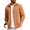 Light Brown, variant on COOFANDY Mens Casual Button Down Shirt Long Sleeve Lightweight Jacket Fashion Textured Shirts