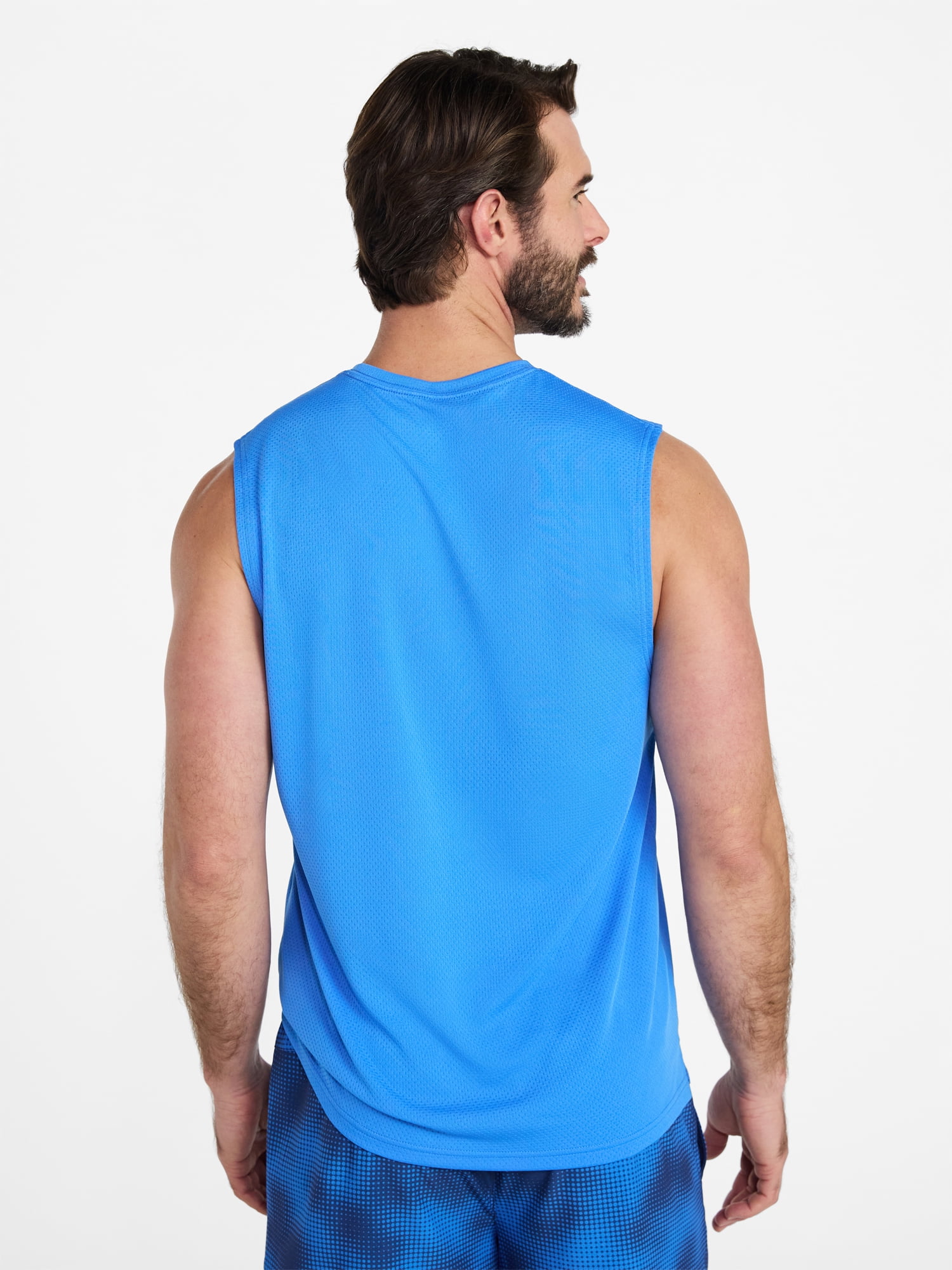 Athletic Works Men’s Sleeveless Mesh Muscle Tee, Sizes XS-5XL