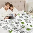 thumbnail image 5 of Paready Cactus Blanket Cozy Flannel Cactus Throw Blanket Succulent Plush Throw ALL Season Green Cactus Fleece Blanket For Girls Boys Kids Adults Soft Plant Blanket For Couch Sofa Camping (50"x60"), 5 of 7
