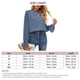 thumbnail image 3 of Blusa De Mujer, Manga Larga, Fibra De Poliéster, Transpirable, Cómoda, Blusa De Doble Capa Para Mujer Para El Trabajo ANGGREK Cocina, Decoración y Otros, 3 of 4