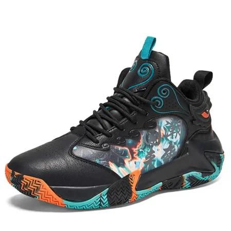 PU Leather Spring Home Shoes Men Basketball Sneakers Size 37 Big Size Men Boots Sport Suppliers Promo Idea Retro (01-A-6369 48) (01-A-6369 48)
