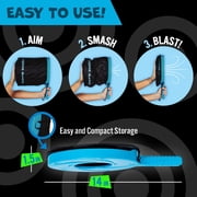 Squirrel Products Smash Blast Pro Rapid Fire Air Cannon Vortex Blaster - Blue