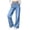 #Light Blue 1, variant on Vynhevius Women's Denim Jeans Solid Straight Leg Multi Pockets Elastic Waist Long Trousers