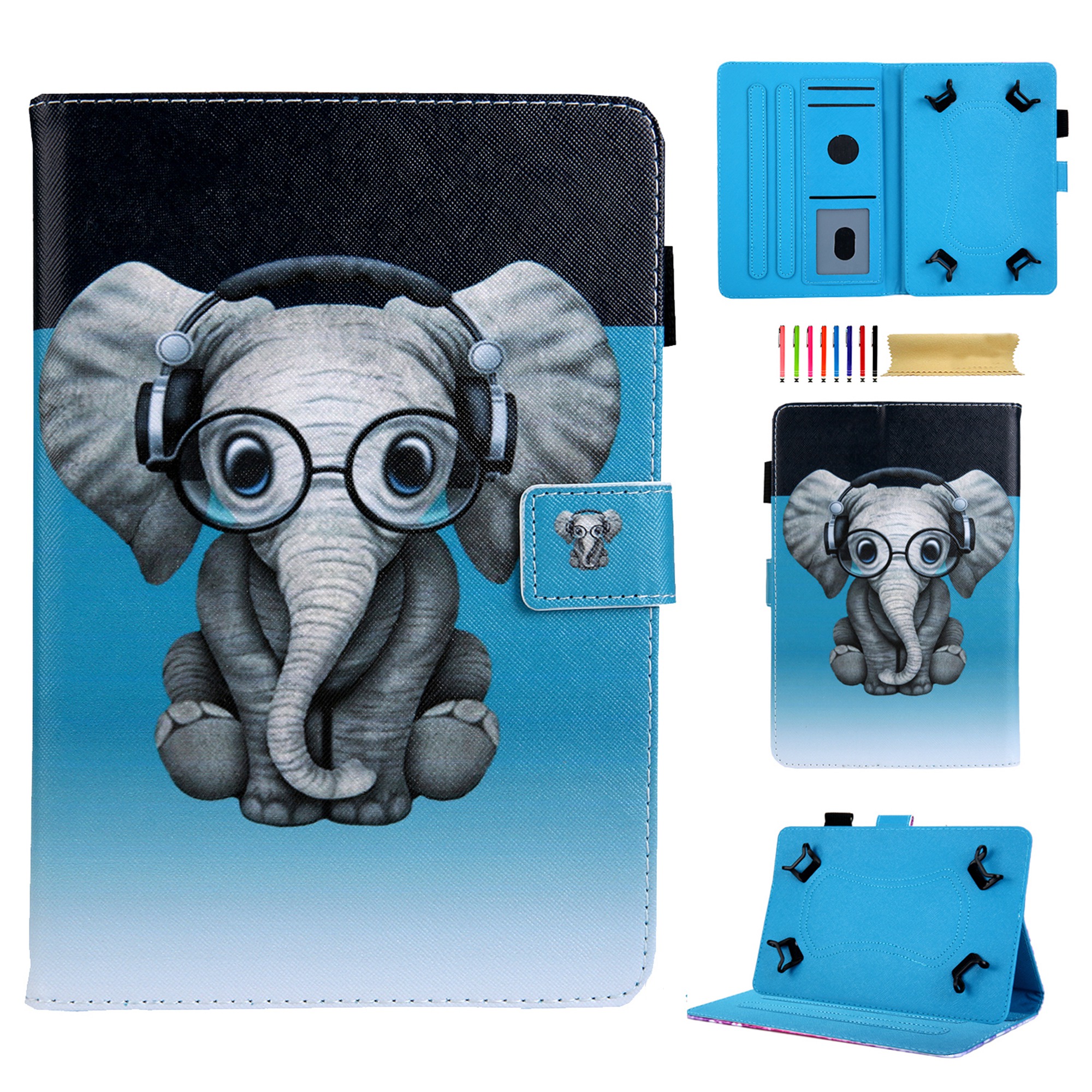 Universal 7.0 inch tablet Case, Dteck Folio Case Protective Cover with