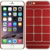 Insten Hard Rubber Coated Cover Case for Apple iPhone 6s Plus / 6 Plus - Red