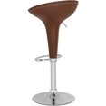 thumbnail image 4 of SAFAVIEH Shedrack Glam 32" Leather Barstool, Brown, 4 of 4