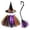 /c41Dark Purple35, variant on JCCXIN Child Toddler Girls Witch Halloween Outfits Dress-Up Party Clothes Bowknot Tutu Skirt With Hat Broomstick 3 PC Set Trick Or Treat School Carnival Eye-Catching Outfit Sets,Dark Purple,6-8 Years