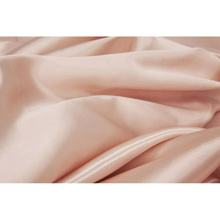 

1 Pc 90 X156 Rectangular Satin Tablecloth - Blush/Rose Gold(Machine Washable) For Wedding Or Event Decor