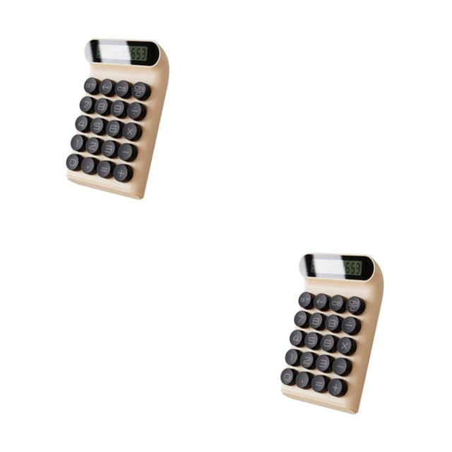 Injueey Calculadora simple Dispositivo de cálculo de papelería para estudiantes Multicolor Type2 NO2
