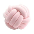 thumbnail image 1 of Nudo Almohada Bola Gruesa Cómoda Almohadas Anudadas Para Sala De Estar Hogar Sofá Rosa Claro, 1 of 8