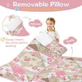 thumbnail image 3 of Pioneer Flower Floral Print Pattern Toddler Nap Mats for Kids Preschool,Sleeping Mat Bag or Kids,Toddler Sleeping Bag,Toddler Nap Mat or Daycare, 3 of 6