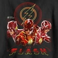 thumbnail image 2 of Boy's The Flash Triple Trouble  Pull Over Hoodie Black Small, 2 of 4