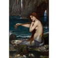 thumbnail image 3 of John William Waterhouse 18x24 Black Modern Framed Museum Art Print Titled - A Mermaid (1900), 3 of 5