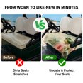 thumbnail image 4 of Golf Cart Seat Covers for 2 Seater,Vintage Pink Floral Microfiber Cart Seat Towel Blanket,Birds Retro Mottled Middle Century Absorbent Breathable NonSlip Bench Seats Protector for Golf Course 51"x31", 4 of 9