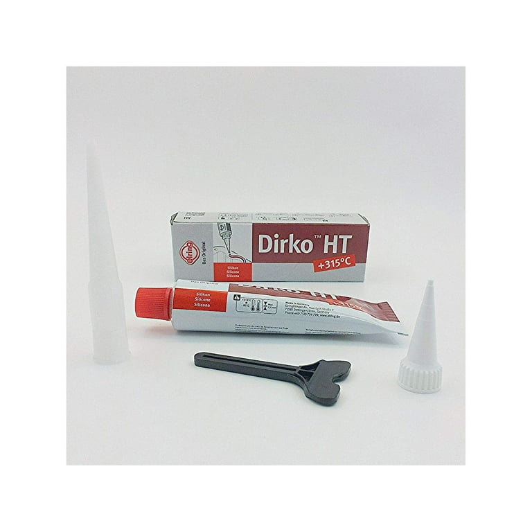 Quality Tube of DIRKO HT RED SEALANT Silicone 70 ML Compatible with STHL  029 290 200 390 192 193