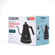COSORI Smart Gooseneck Kettle Electric with Temperature Control, Stainless Steel , 0.8L, Black
