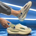 thumbnail image 4 of Men's Shower Slippers Bathroom Sandals Non Slip Pillowcases Beach Sandals Easy To Clean, 4 of 5