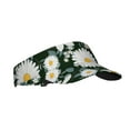 thumbnail image 2 of Bingfone Adjustable Empty Top Sun Visor For Women And Men-White Daisies And Bee, 2 of 8