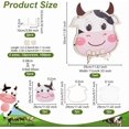 thumbnail image 2 of Libro de firmas alternativo para baby shower con temática de vacas. Incluye 100 figuras de vacas de madera, 1 vaca de madera, 1 vaca de acrílico y 1 marco de madera., 2 of 6