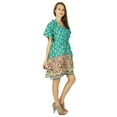 thumbnail image 4 of Short Cotton Maxi Nightwear Phagun Caftan Tunic Bohemian New Dress Kaftan, 4 of 5
