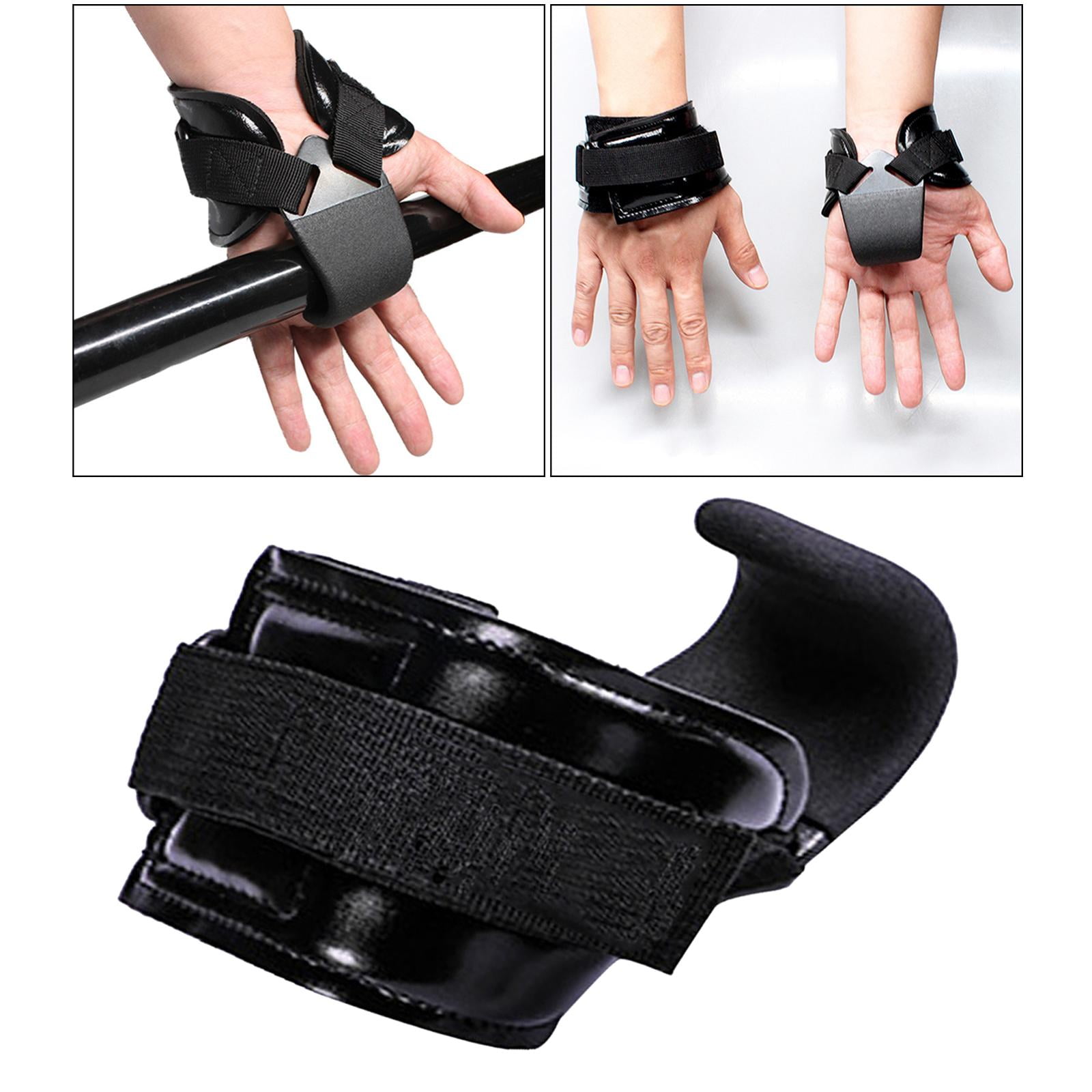 Fitness Pull Lifting Hooks Hand Grip Support The Hook for Men And Women Deadlift Powerlifting Pull Up Bar, Gym Workout Assist The Hook Black