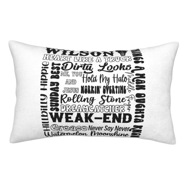 Fundas de almohada Lainey Wilson, fundas de almohada mullidas súper suaves y acogedoras con cremallera, 20 x 30 pulgadas, dormitorio, sofá, sillón, funda de almohada para todas las estaciones