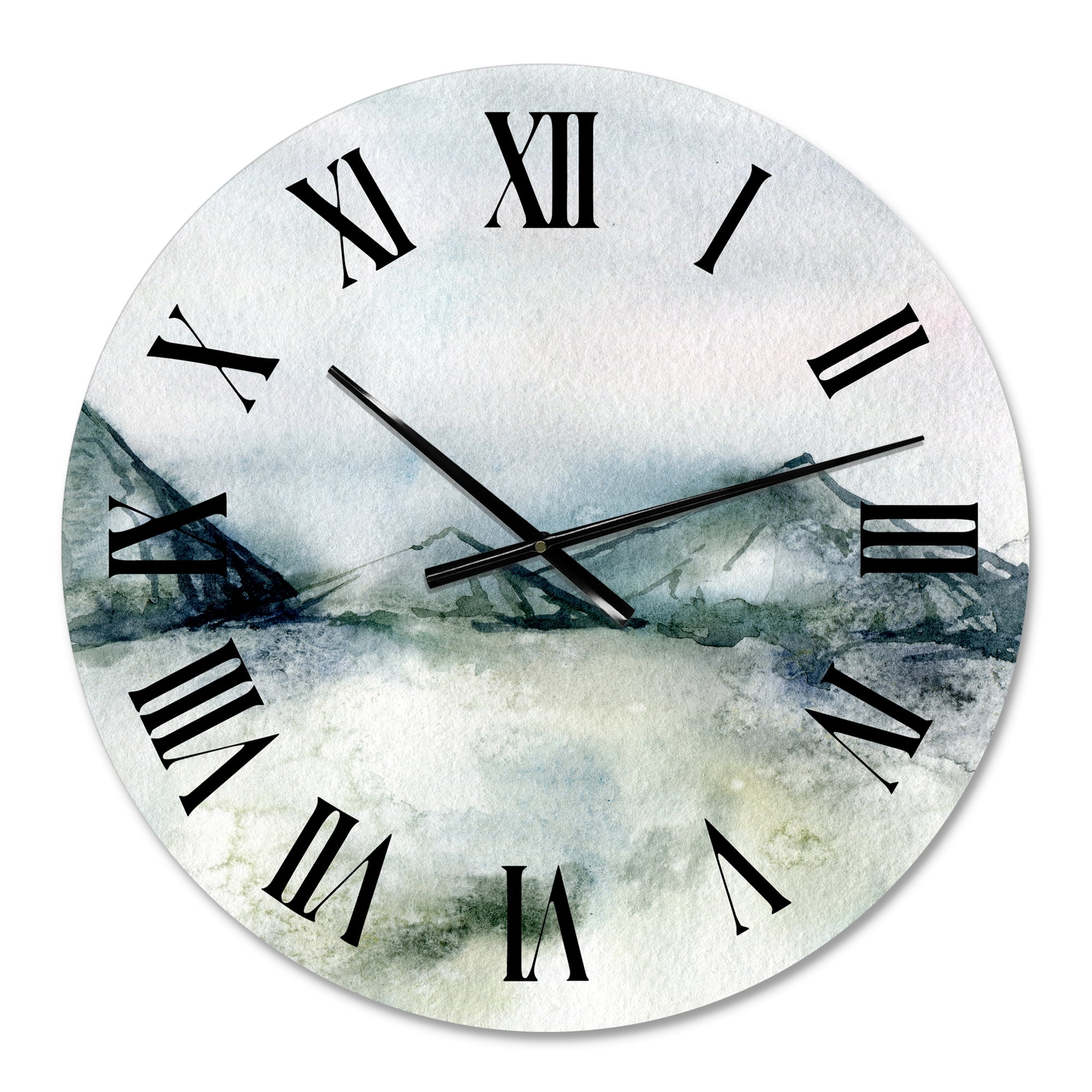 Designart 1 in Modern,Contemporary Wall Clock
