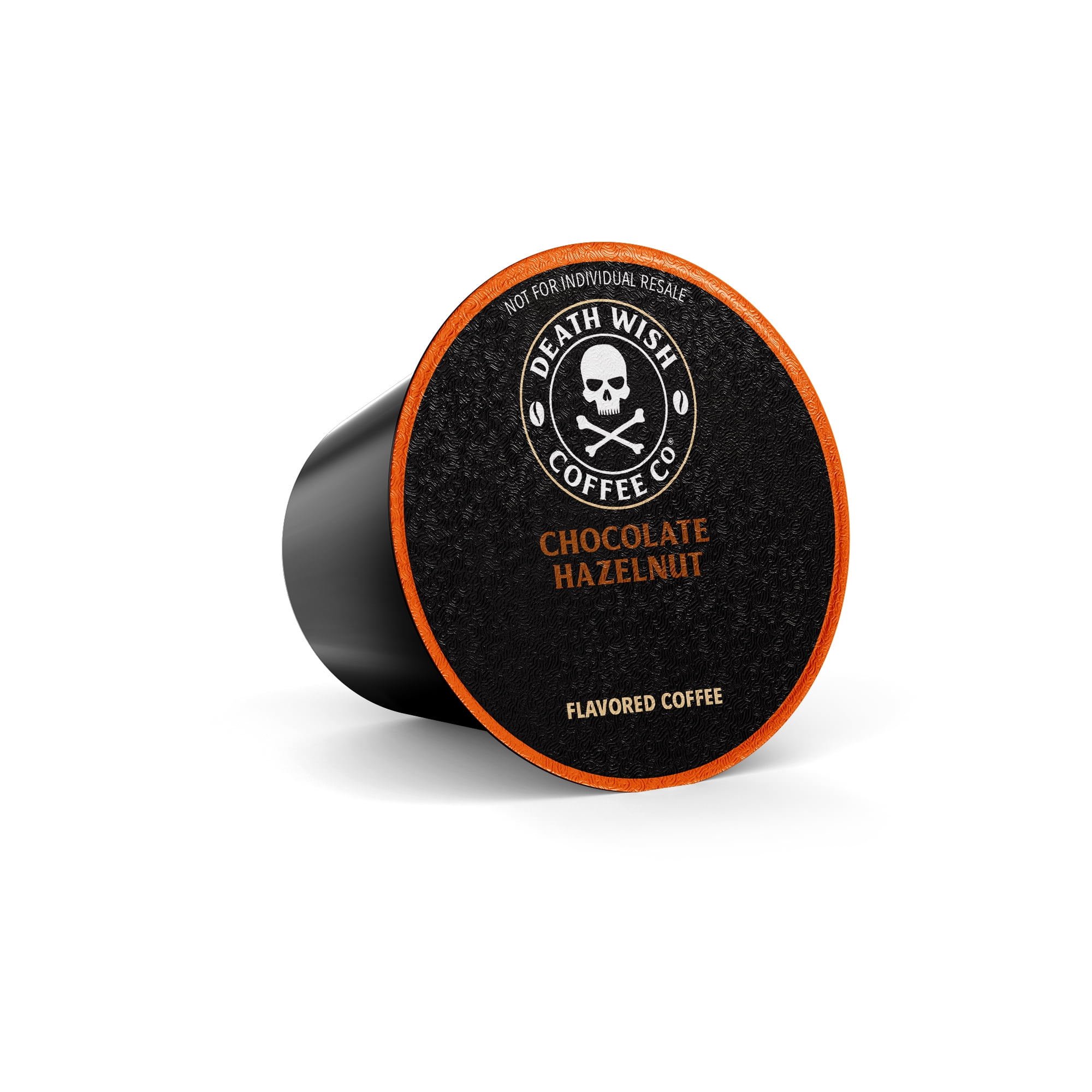 Death Wish Coffee Chocolate Hazelnut Single Serve Pods, Fair Trade, Natural Flavors, No Allergens, 30 Count