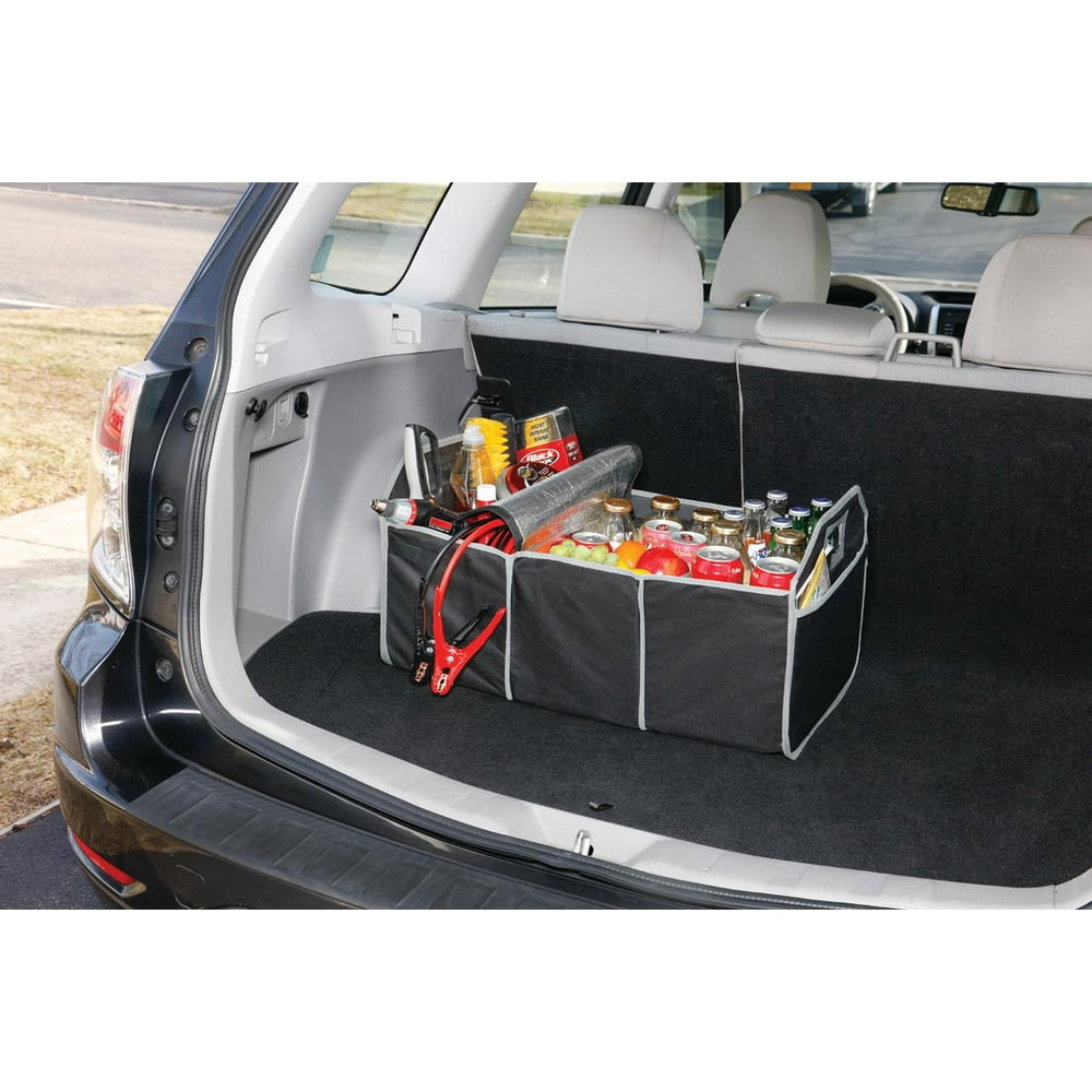 Auto Trunk Organizer With Cooler Extra Large Collapsible 2 In 1 Organizer