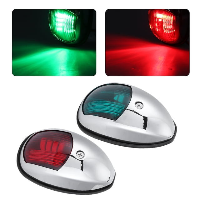 Lámpara De Proa, Luz De Navegación Para Barco De Montaje Lateral IP65 Impermeable Súper Brillante 12V 2W Para Yate Para Puerto