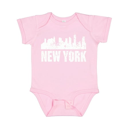 

Inktastic New York Skyline Grunge Gift Baby Boy or Baby Girl Bodysuit