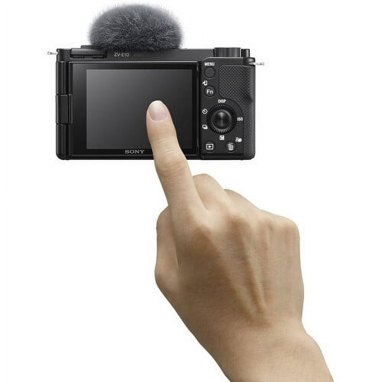 Sony ZV-E10 Mirrorless Camera (Body Only, Black) - ILCZV-E10/B