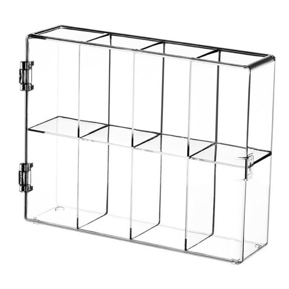 Soporte de exhibición de acrílico, vitrina de estatuillas, caja de vitrina, estuche de almacenamiento de exhibición de muñecas, vitrina para artesanía