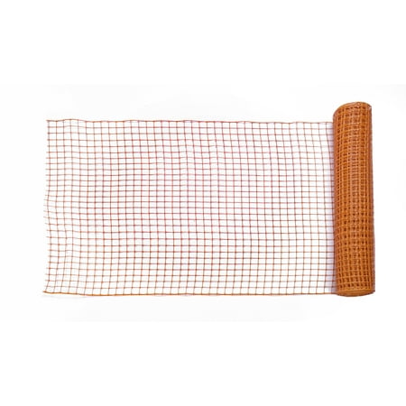 HDPE Safe-T-Edge Diamond Link Safety Fence, 100 ft. Length x 4 ft. Width, Orange