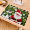 thumbnail image 2 of Christmas Table Decoration Knitted Cloth Placemat for Parties Featuring Old Man and Small Tree Design, 2 of 7