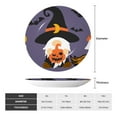 thumbnail image 2 of Honeii Halloween Gnomes Print Elegant Bone China Decorative Plate, Porcelain Plate,Art Crafts,Ceramic Ornaments for Home Office Wall Decor-7in, 2 of 6
