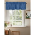 thumbnail image 2 of Valances for Windows Vintage Linen Rod Pocket Cafe Window Treatments Valance Curtains for Kitchen Bathroom Laundry Basement Windows 54"x18", 2 of 9
