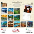 thumbnail image 2 of National Parks | 2026 12x24" (Hanging) Square Wall Calendar | Plastic-Free, 2 of 9