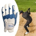 thumbnail image 3 of 2x Guante para golf de Fibra Elástica Resistente Al No Suave Cuero PU para Accesorios Al Equipo para golf Deporte Hombres, 3 of 8