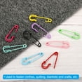 thumbnail image 5 of Uxcell Safety Pins 1.57 Inch Large Metal Sewing Pins Dark Green 12Pcs, 5 of 5