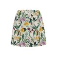 thumbnail image 2 of Uorisango Artistic Flowers Women's Athletic Golf Skorts Skirts Size L Stretchy Comfortable Women's Mini Tennis Skirt with Shorts Casual Daily Wear Soft for Workout Pickleball Running, 2 of 7