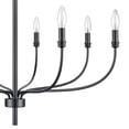 thumbnail image 4 of Elk Home 34-Inch Wide Newland Chandelier, Transitional, Matte Black, 4 of 5