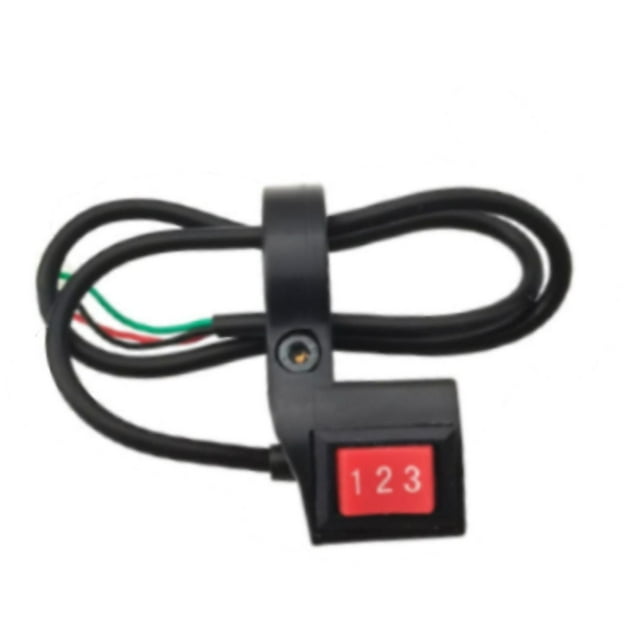 Interruptor de control del manillar,Interruptor de manillar de motocicleta eléctrico de 3 velocidades,Interruptor de módulo de manillar para motocicleta y bicicleta eléctrica,Interruptores