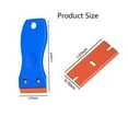 thumbnail image 3 of Plastic Blades Plastic Scraper Tool For Scraping Labels, Decals, Stickers, Paint From Glass, Stovetop, Subfloor, 3D Printer Accessories, Resin 3D Printer Spatula, Compact Platform Removal Tool, 3 of 8