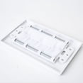 thumbnail image 3 of Brush Wall Plate Bracket, Cable Pass Through Insert Single Gang Decorator Wall Cover for Cables, 3 of 8