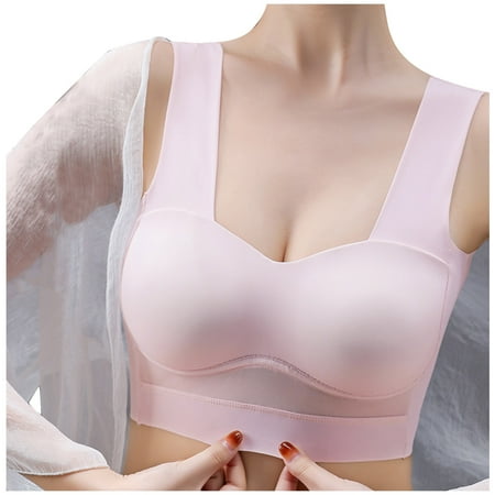 XFLWAM Seamless Bra for Women No Trace Full Coverage Sports Bras Smooth Comfort Wireless Push up Bra Breathable Bralette