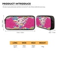 thumbnail image 5 of ZUXONGSY Axolotl Hippie Daisy Flower Print 4Pcs Backpack Sets for Girls Boys Kids Large Capacity Bookbag Primary School Bag with Lunch Bag Pencil Case and Water Bottle Holder, 5 of 6